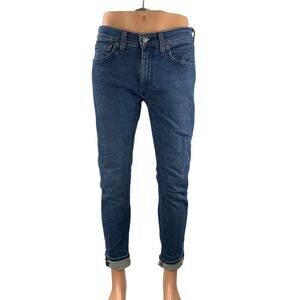 Levi's Men's Blue Medium Wash Slim Fit Skinny Y2k Casual Denim Jeans Size 32